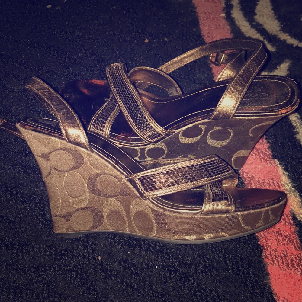 Coach wedges